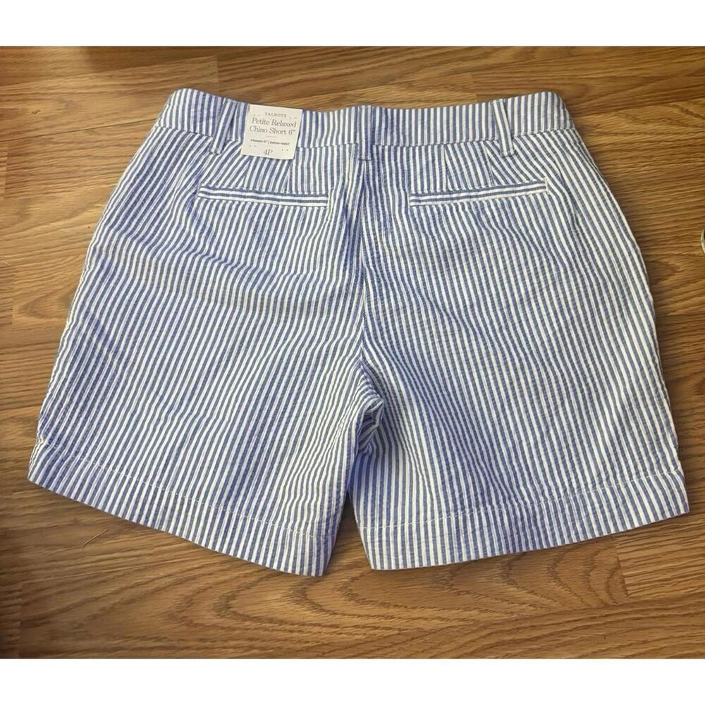 Talbots Petite Relaxed Chino Shorts Size 4 - Picture 7 of 11